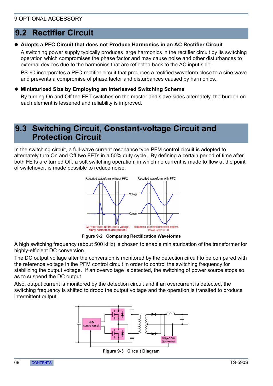 2 rectifier circuit, Circuit and protection circuit | Kenwood 50 MHZ ALL MODE TRANSCEIVER TS-590S User Manual | Page 74 / 76
