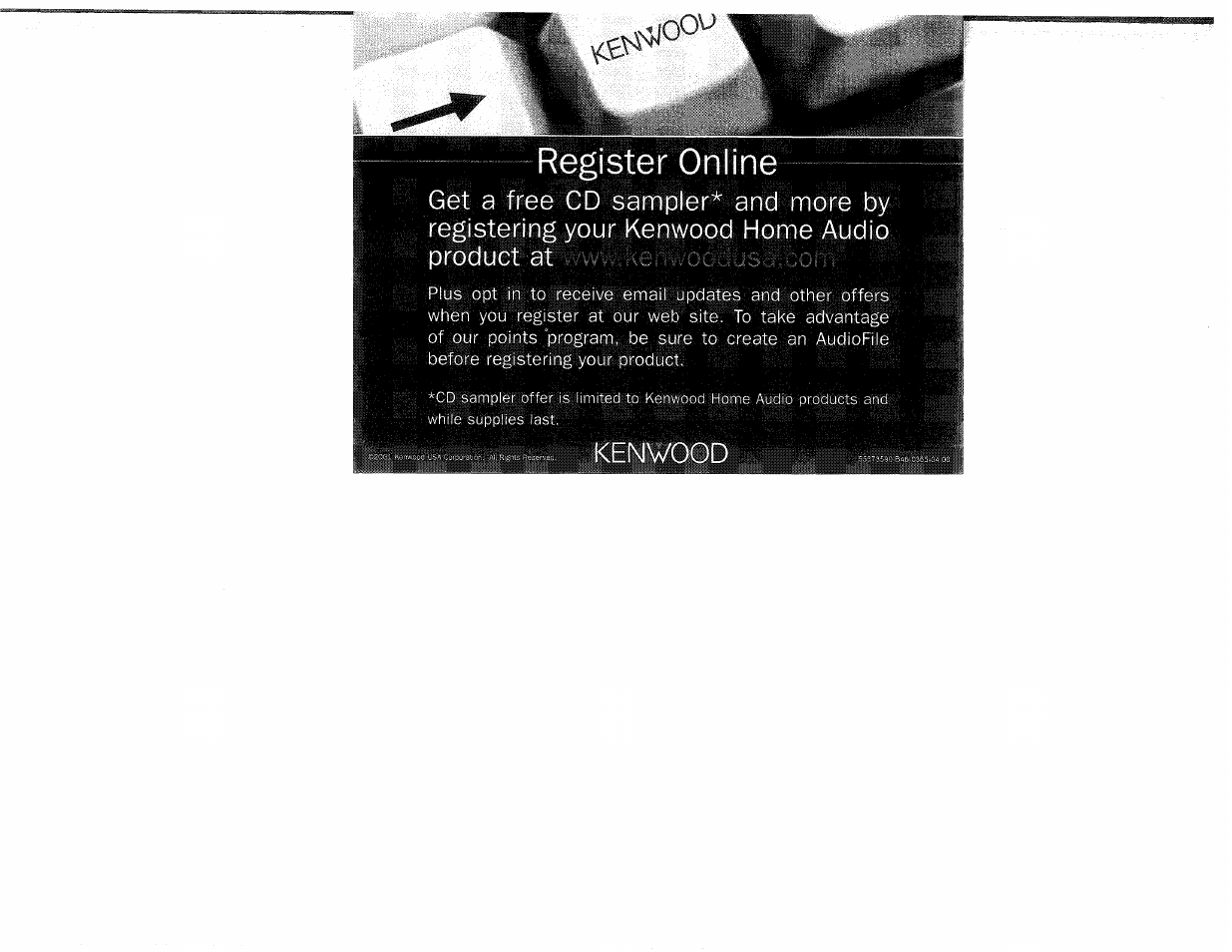 Register online | Kenwood DVR-6100 User Manual | Page 72 / 76