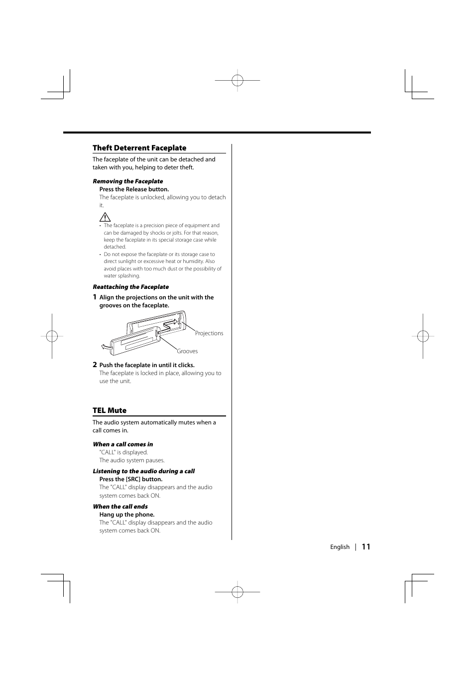 Kenwood KDC-128CR User Manual | Page 11 / 72