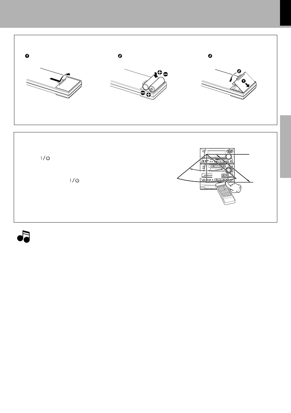 Operation of remote control unit, Operation loading batteries | Kenwood XD-980MD User Manual | Page 15 / 80