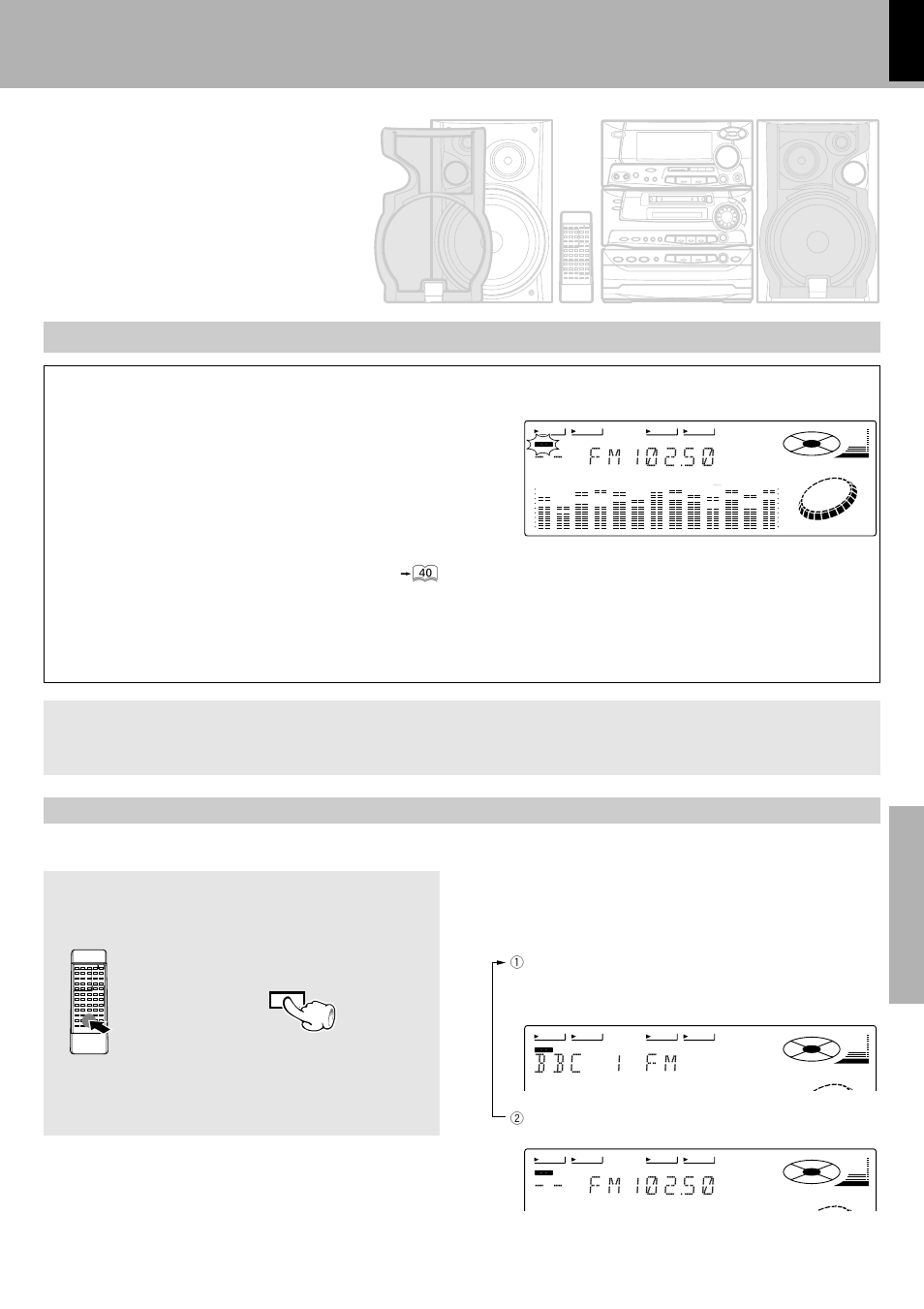 Radio data system), B b c 1 f m, F m 1 ) 2 5 ) | Before using rds, R.d.s, Pty (program type identification) search, Ps (program service name) display, Eon (enhanced other network) | Kenwood XD-980MD User Manual | Page 37 / 80