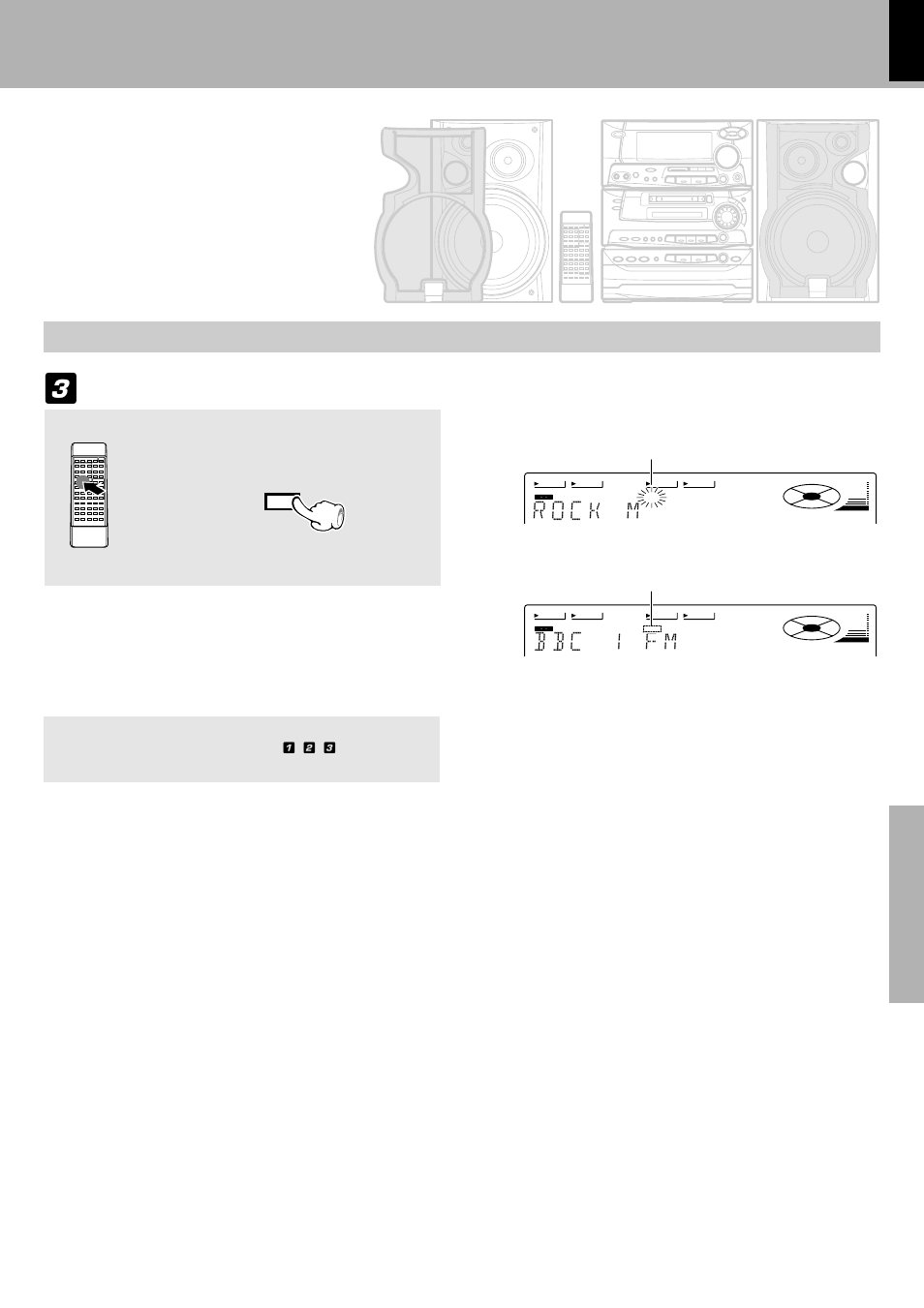 R o c k, B b c 1 f m, Start the search | R.d.s, Repeat steps 1 , 2 , 3 | Kenwood XD-980MD User Manual | Page 39 / 80