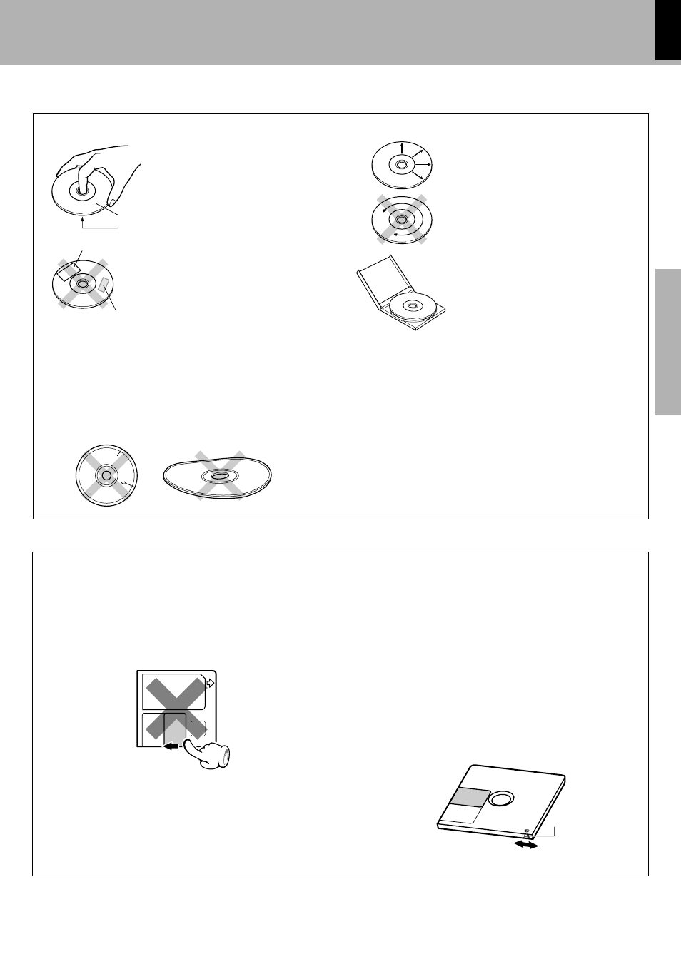 Handling of discs, Discs which can be played with this unit, Caution on disc used disc handling precautions | Handling of mini disc | Kenwood XD-980MD User Manual | Page 5 / 80