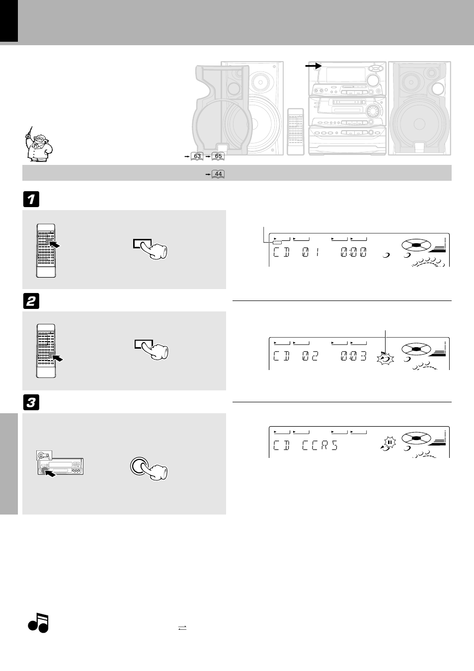 Fade-out/fade-in at the tape reversal (cd, Tape only), C d ) 1 | C d ) 2 ) ) 3, Fade edit recording), Make sure that the “pgm”indicator is off, Select the disc, Start edit recording, Recording preparation is required | Kenwood XD-980MD User Manual | Page 52 / 80