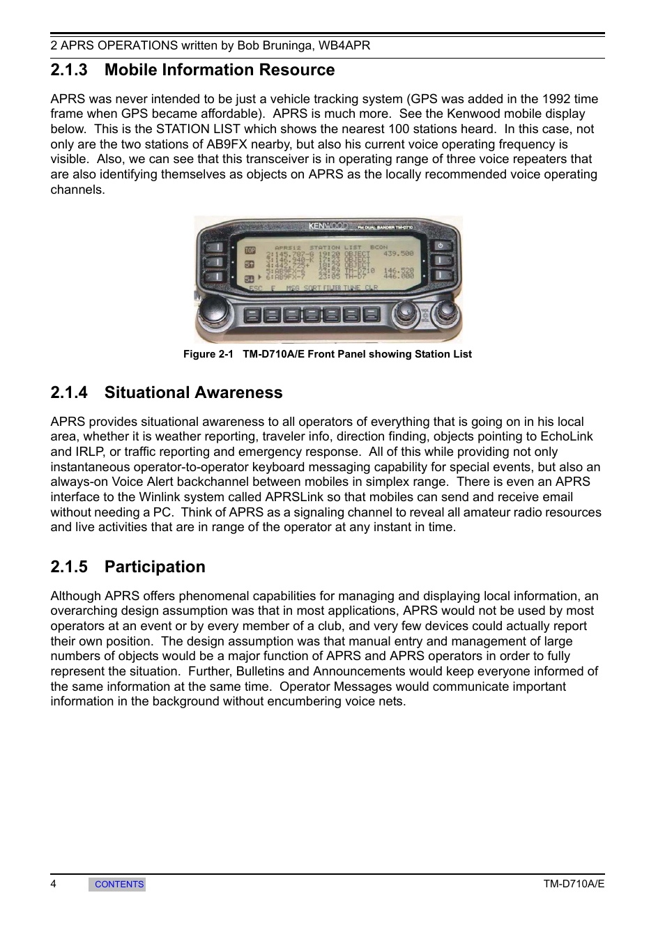 3 mobile information resource, 4 situational awareness, 5 participation | Mobile information resource, Situational awareness, Participation | Kenwood TM-455E User Manual | Page 14 / 100