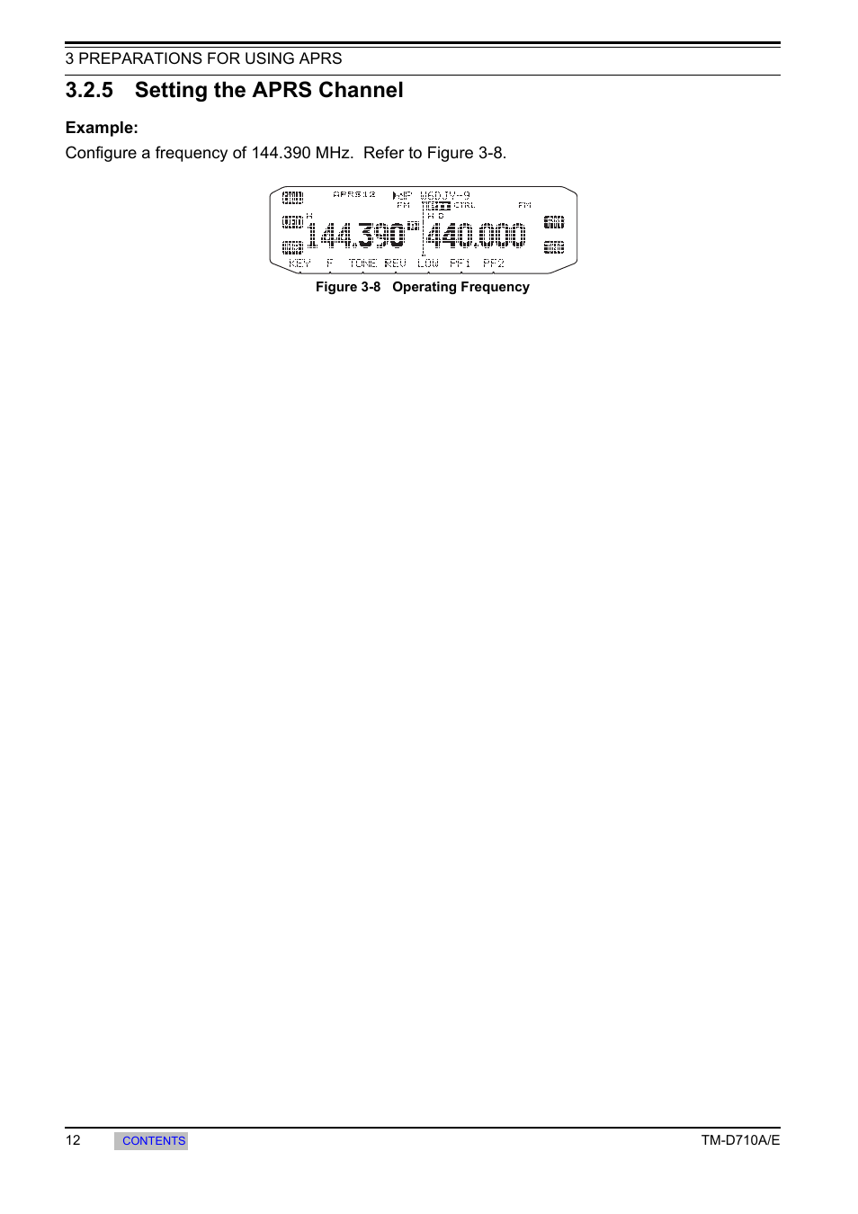 5 setting the aprs channel, Setting the aprs channel | Kenwood TM-455E User Manual | Page 22 / 100