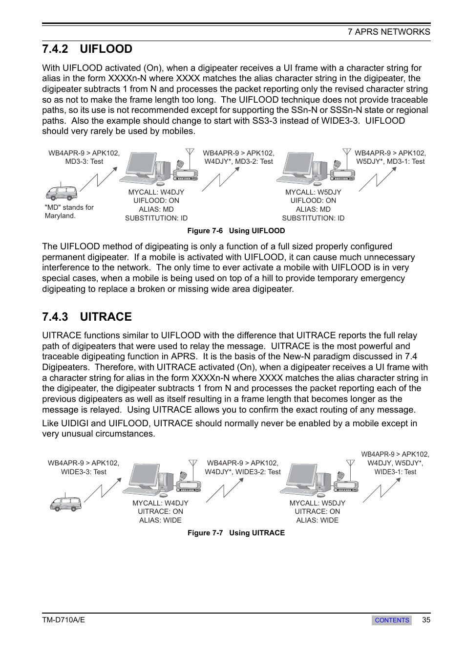 2 uiflood, 3 uitrace, Uiflood | Uitrace | Kenwood TM-455E User Manual | Page 45 / 100