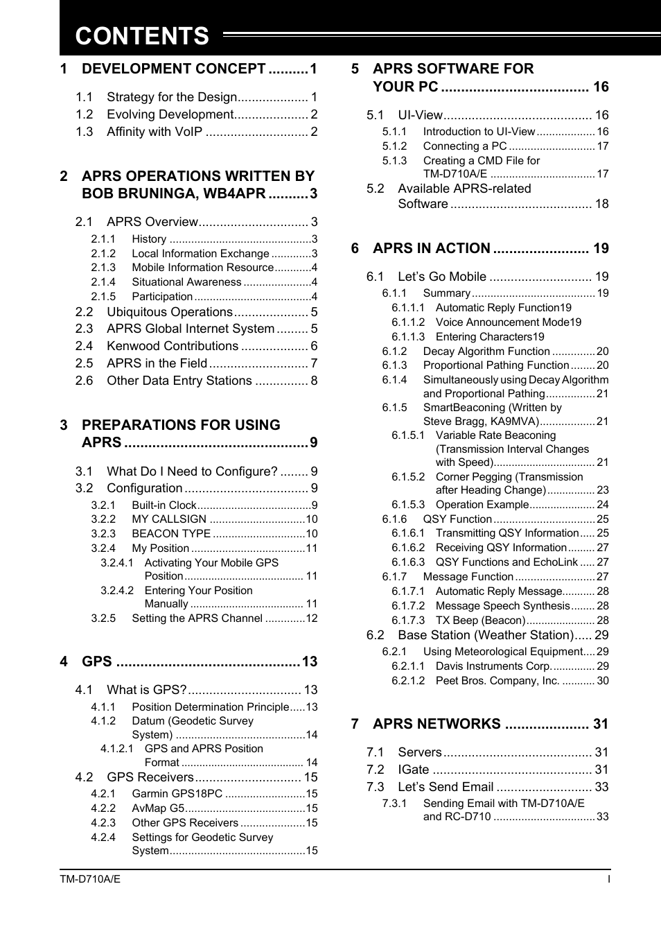 Kenwood TM-455E User Manual | Page 5 / 100