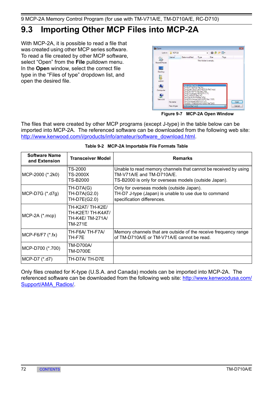 3 importing other mcp files into mcp-2a, 3 importing other mcp files into, Mcp-2a | Kenwood TM-455E User Manual | Page 82 / 100