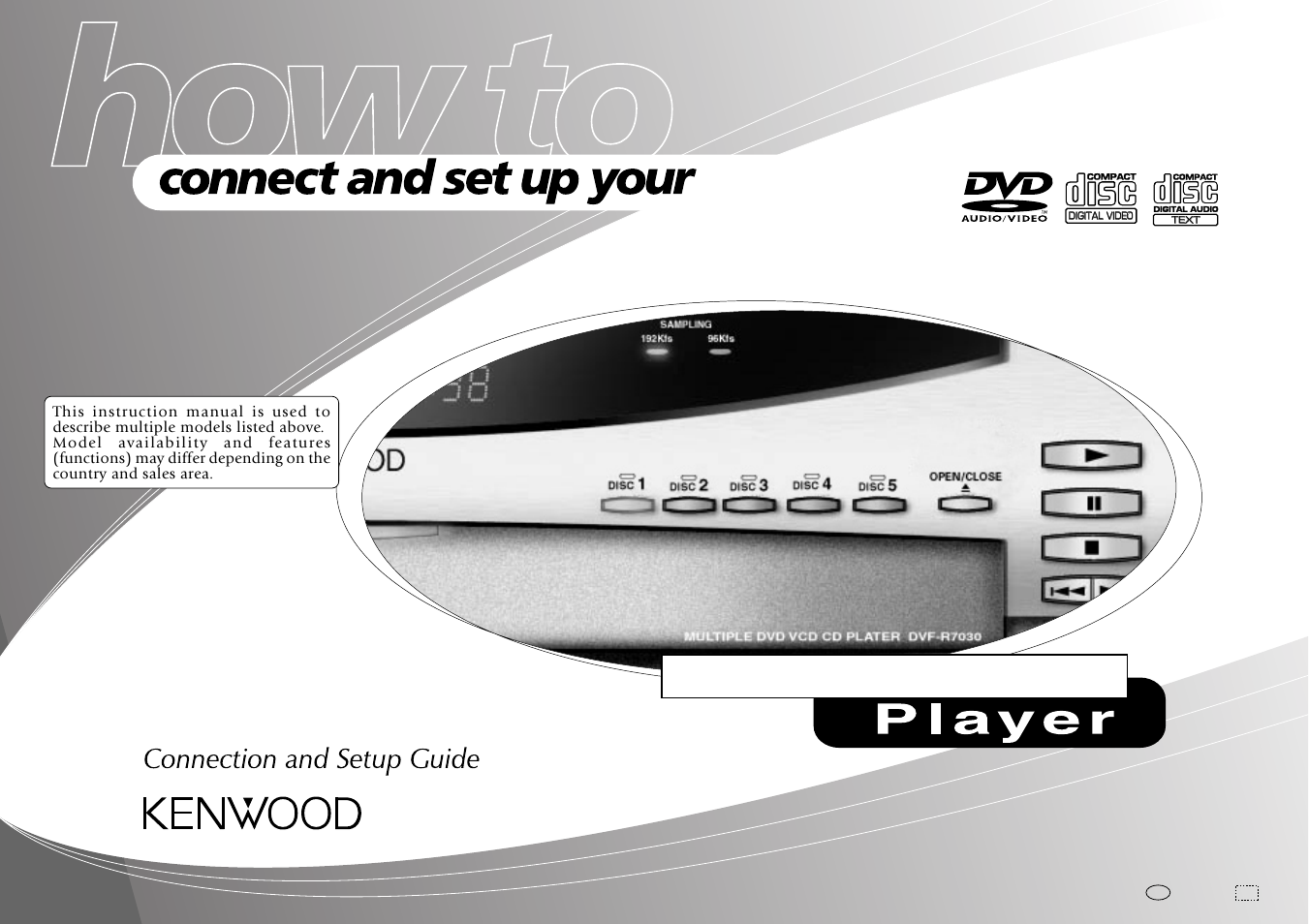 Kenwood DV-4070 User Manual | 48 pages