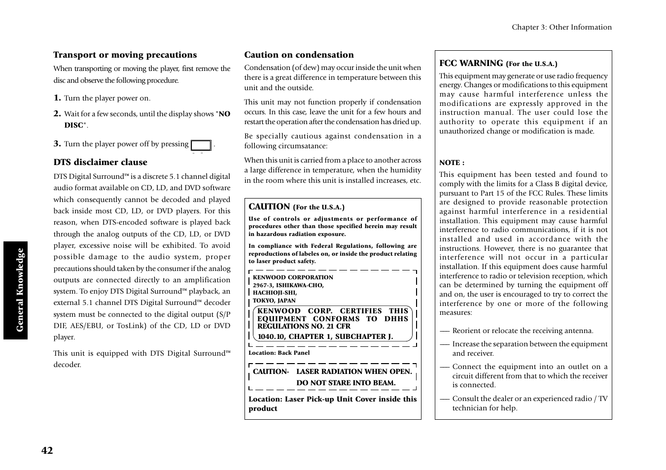 Kenwood DV-4070 User Manual | Page 42 / 48