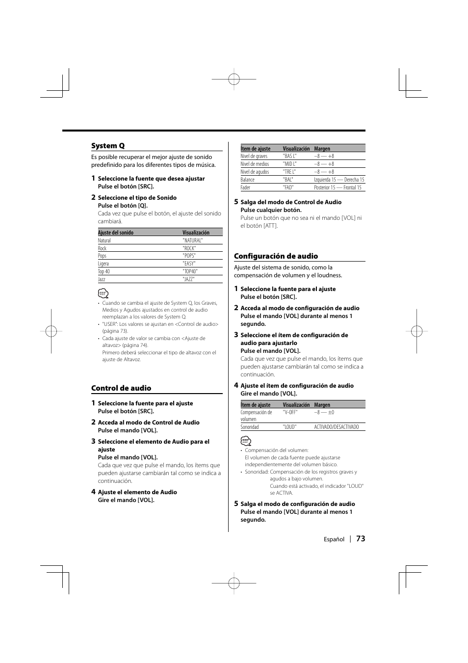 Kenwood KDC-MP228 User Manual | Page 73 / 96