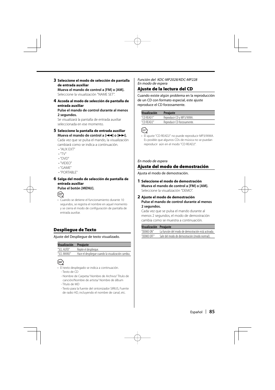 Kenwood KDC-MP228 User Manual | Page 85 / 96