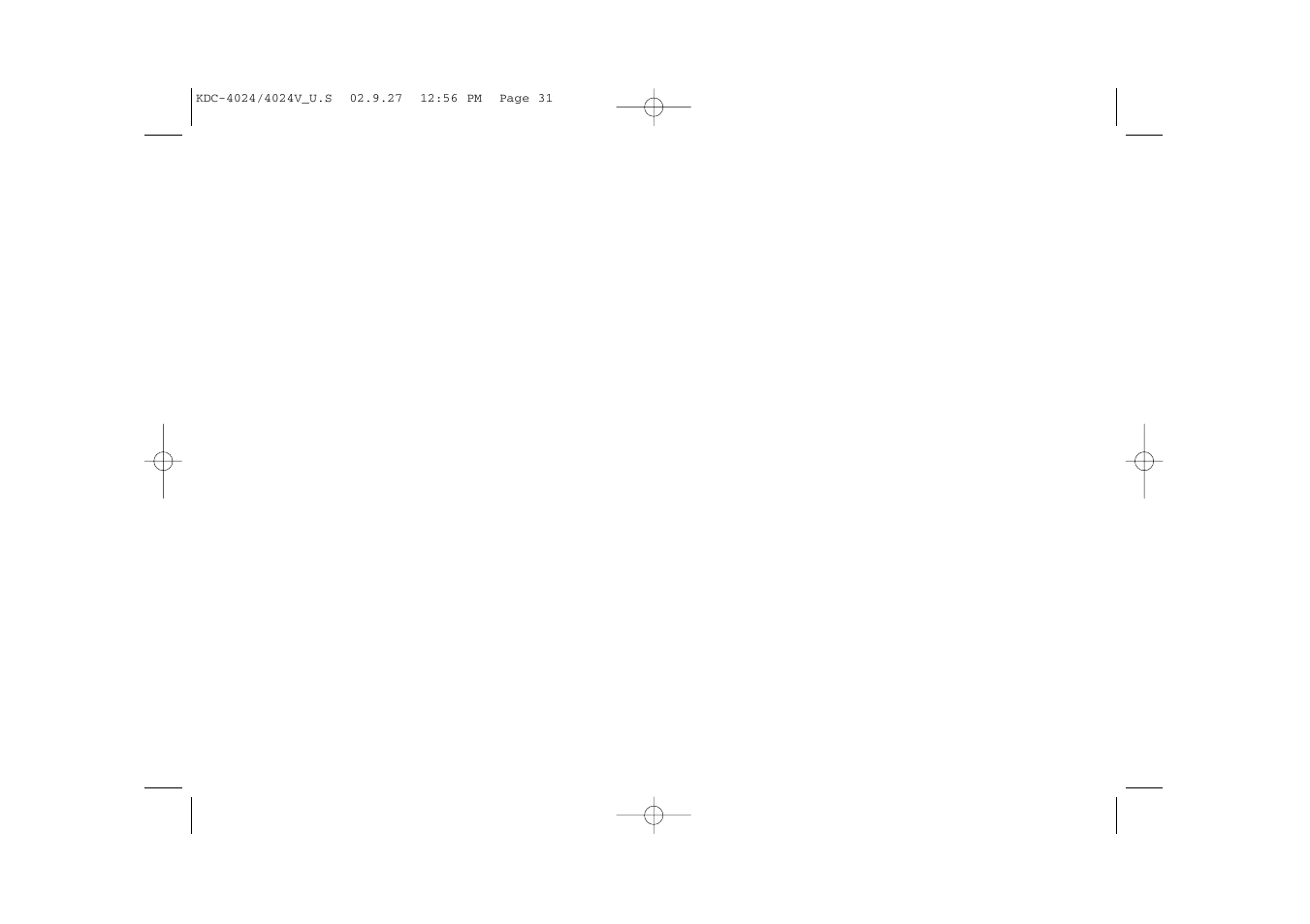 Kenwood KDC-4024V  EN User Manual | Page 31 / 32