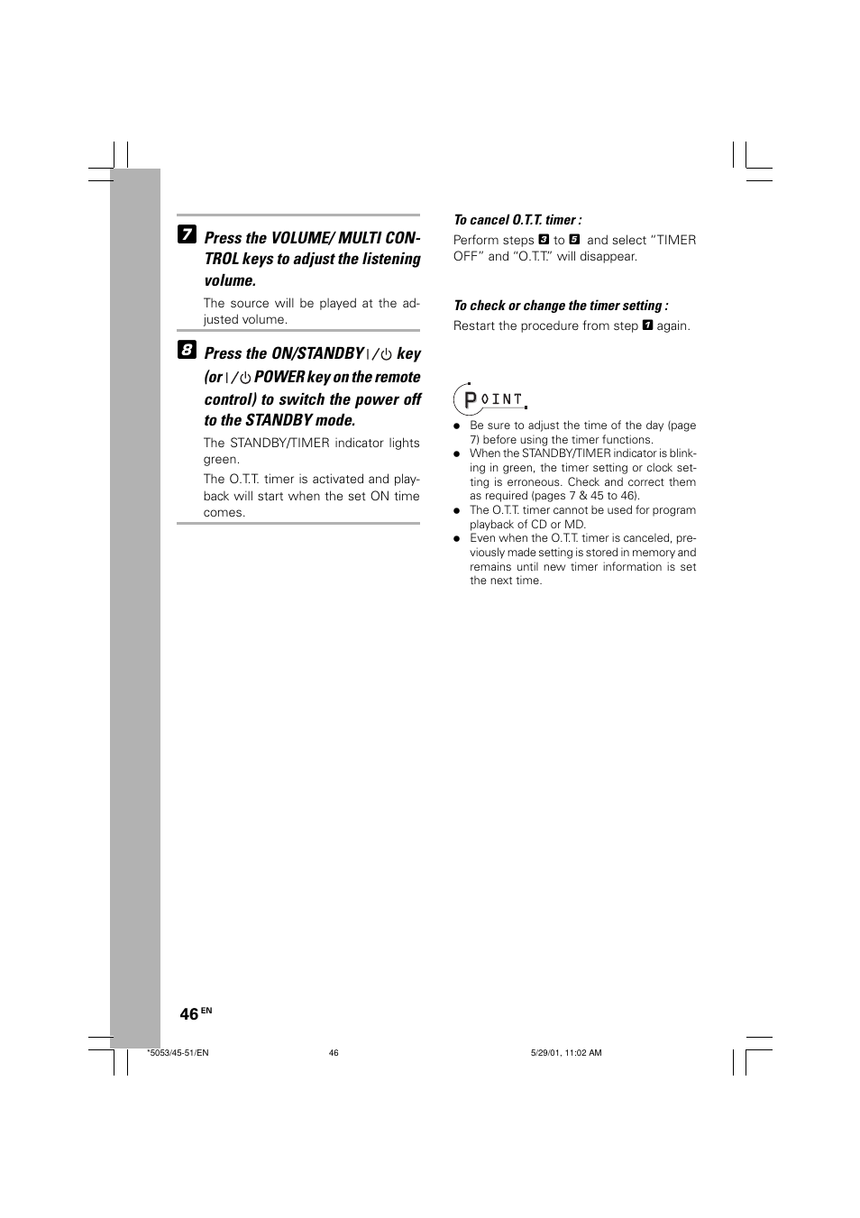 Kenwood MDX-G1 User Manual | Page 46 / 64