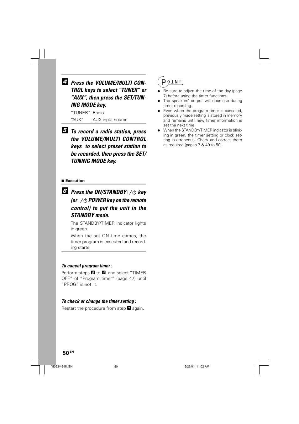 Kenwood MDX-G1 User Manual | Page 50 / 64