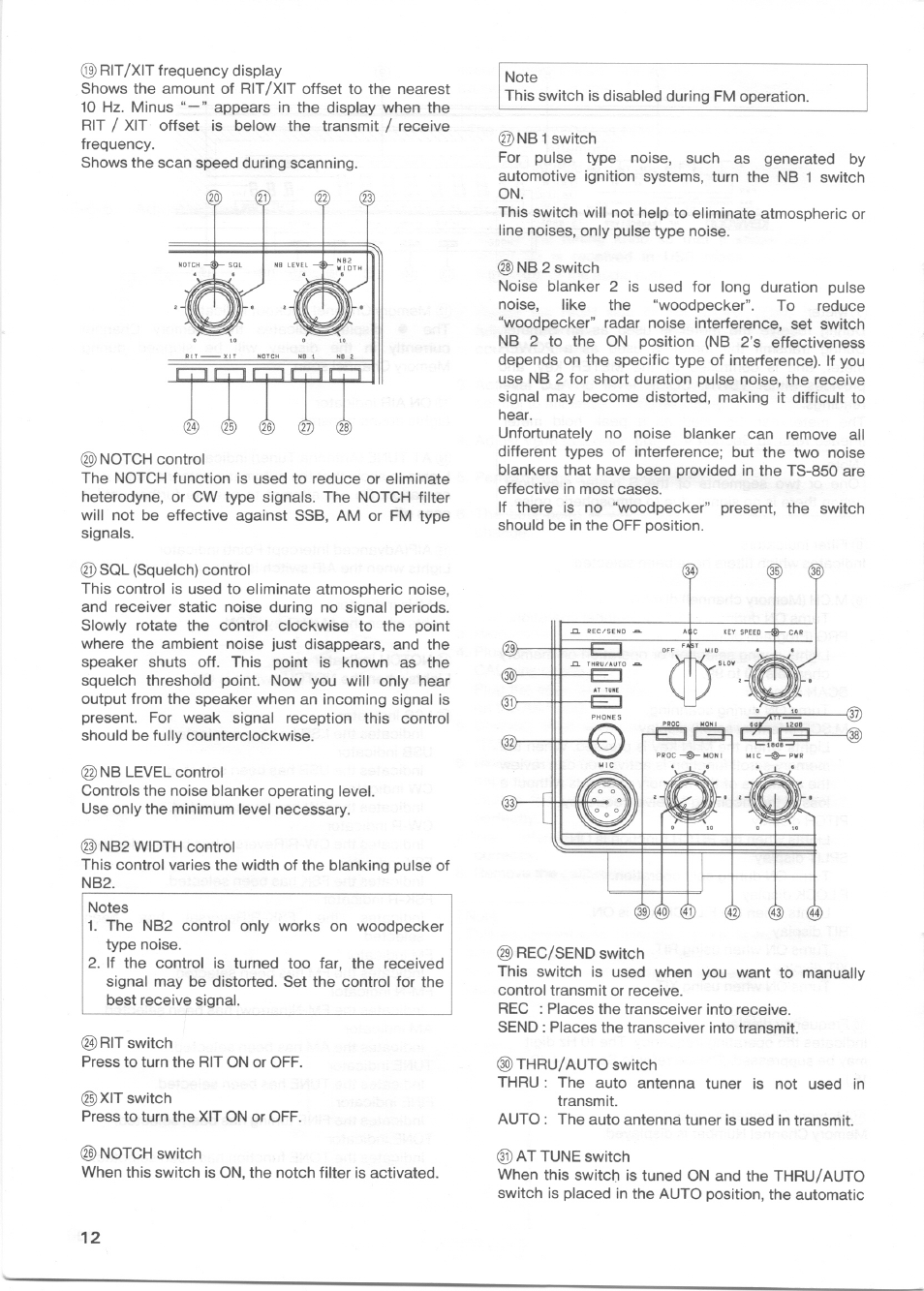 Kenwood TS-850S User Manual | Page 12 / 85