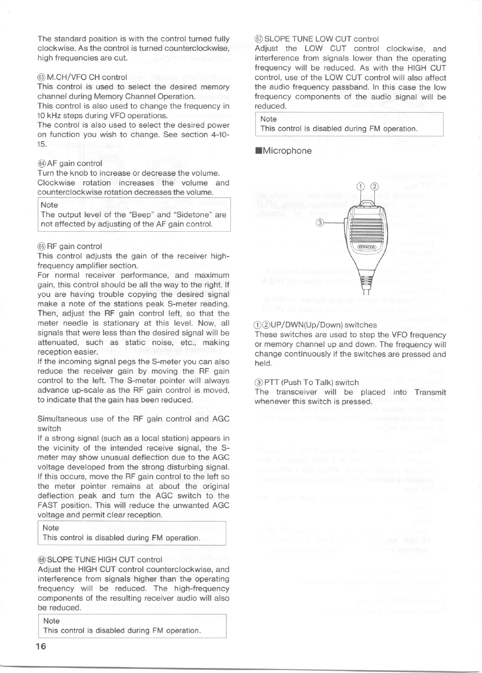 Imicrophone | Kenwood TS-850S User Manual | Page 16 / 85