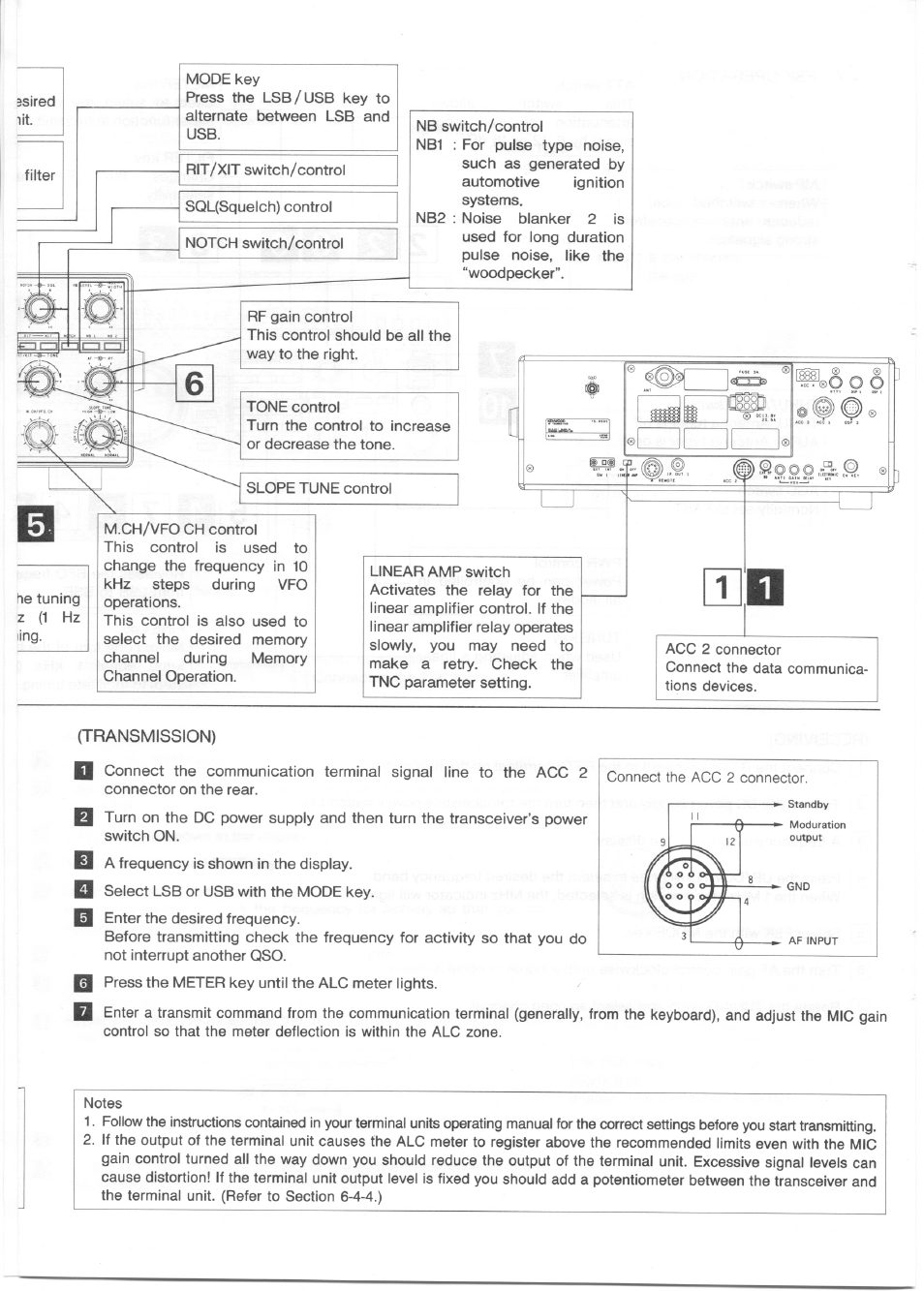 Transmission), O o o | Kenwood TS-850S User Manual | Page 34 / 85