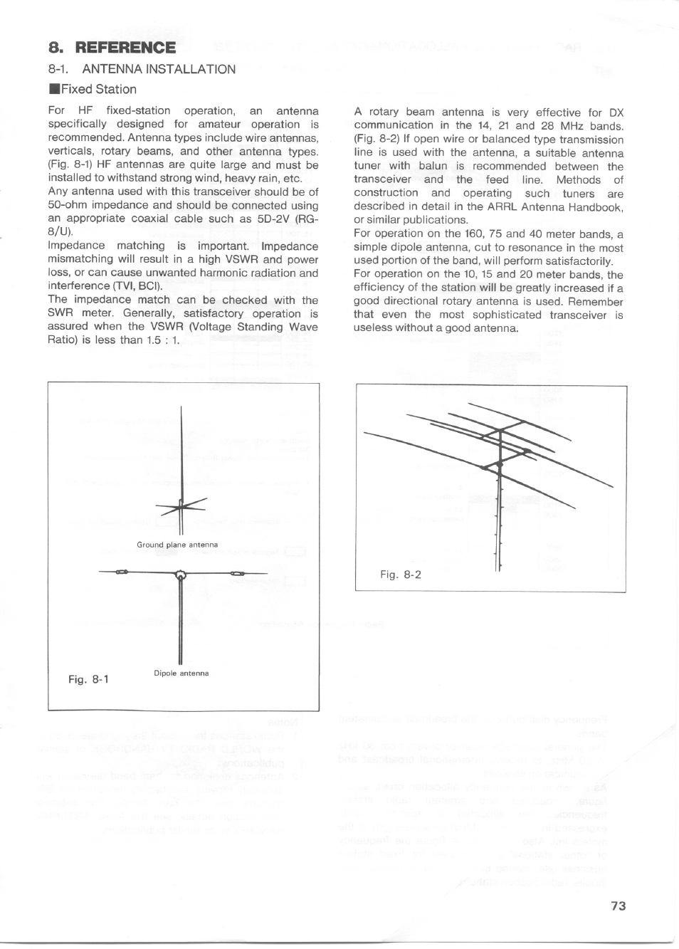 Reference | Kenwood TS-850S User Manual | Page 83 / 85