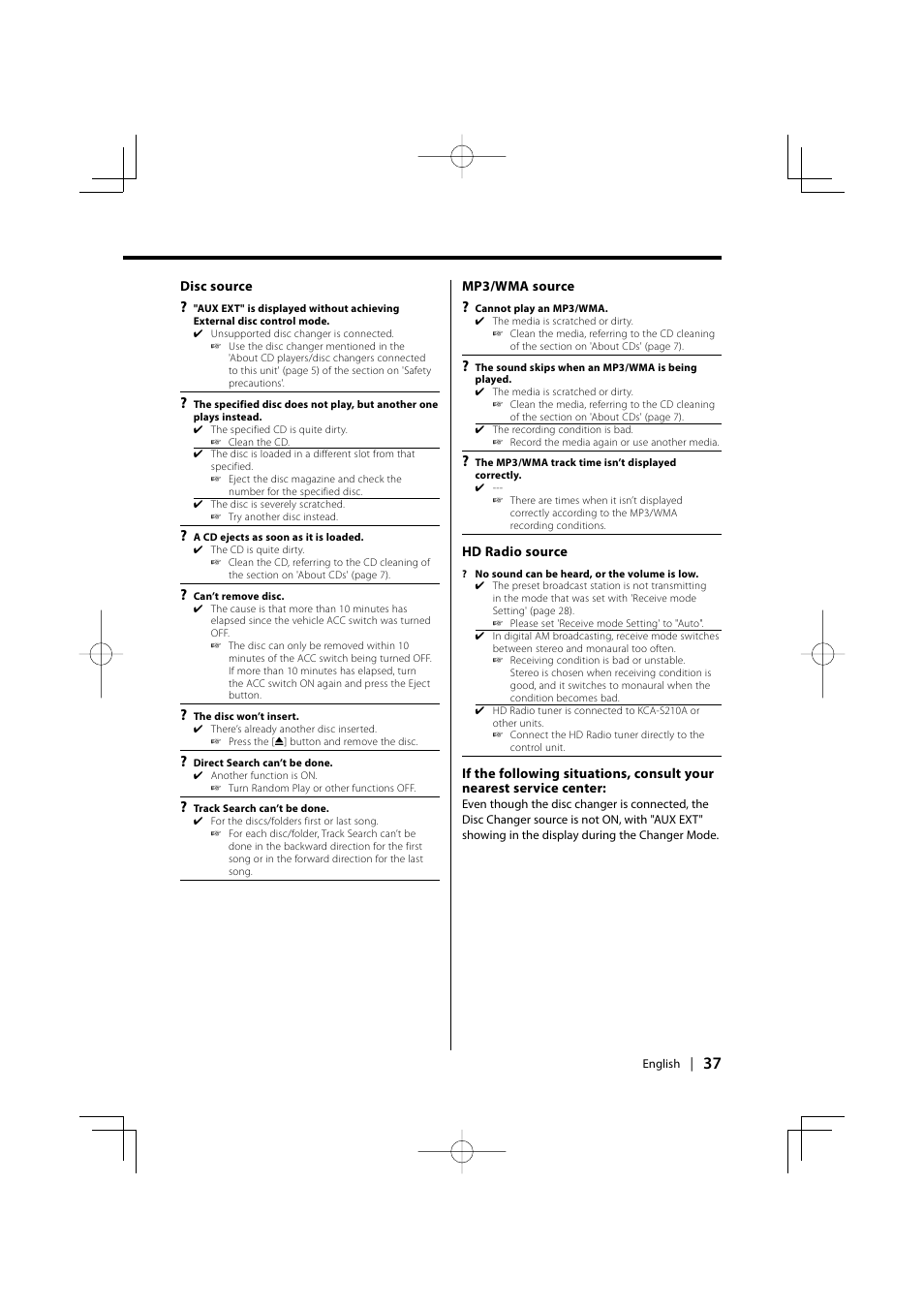 Kenwood KDC-MPV5025 User Manual | Page 37 / 116