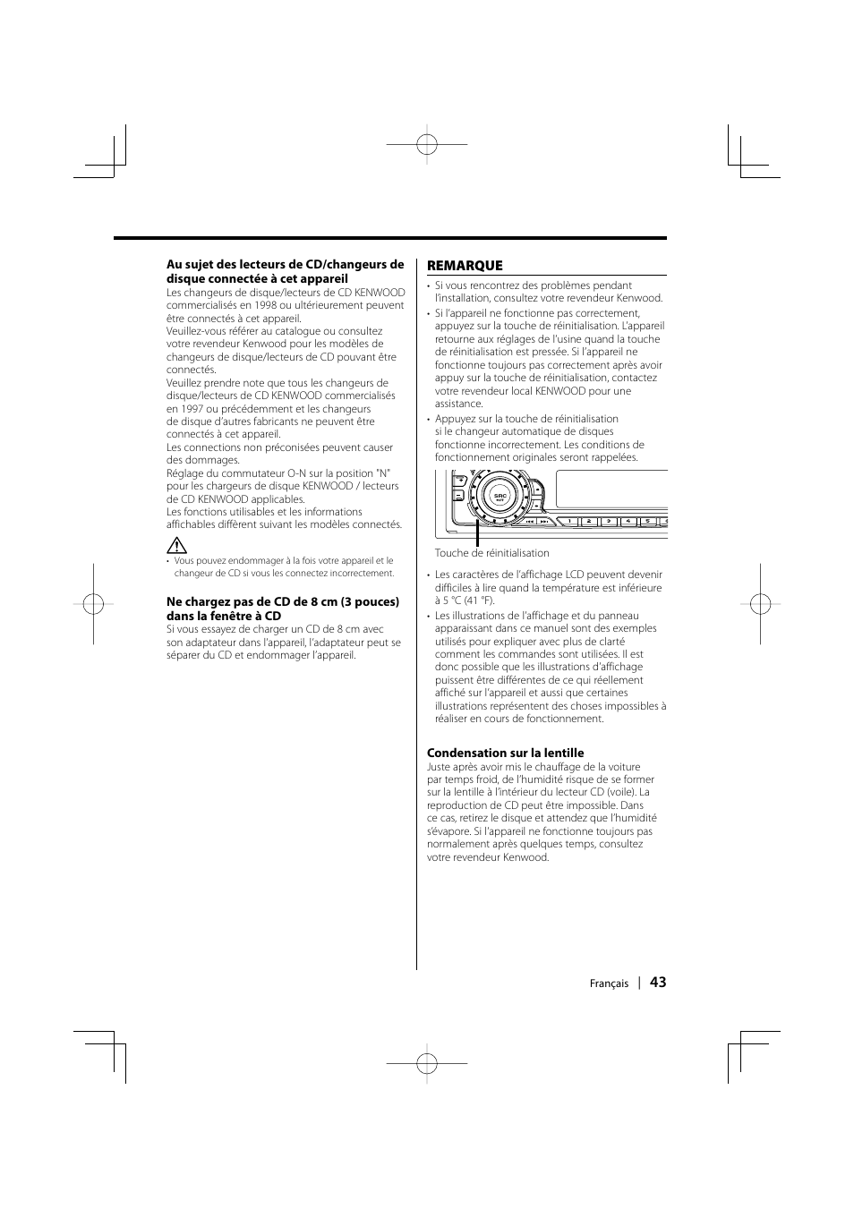 Kenwood KDC-MPV5025 User Manual | Page 43 / 116