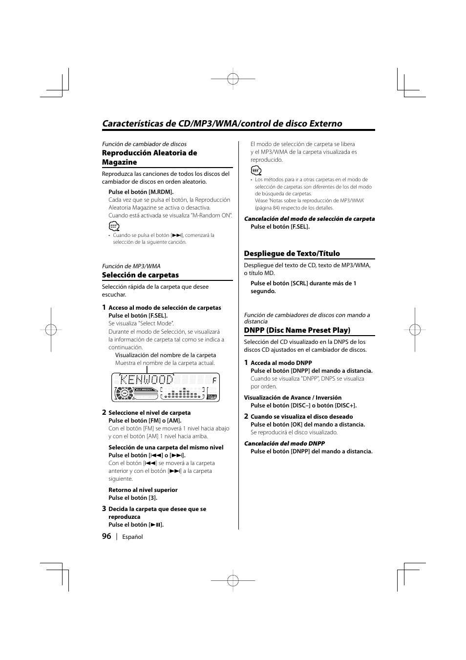 Kenwood KDC-MPV5025 User Manual | Page 96 / 116