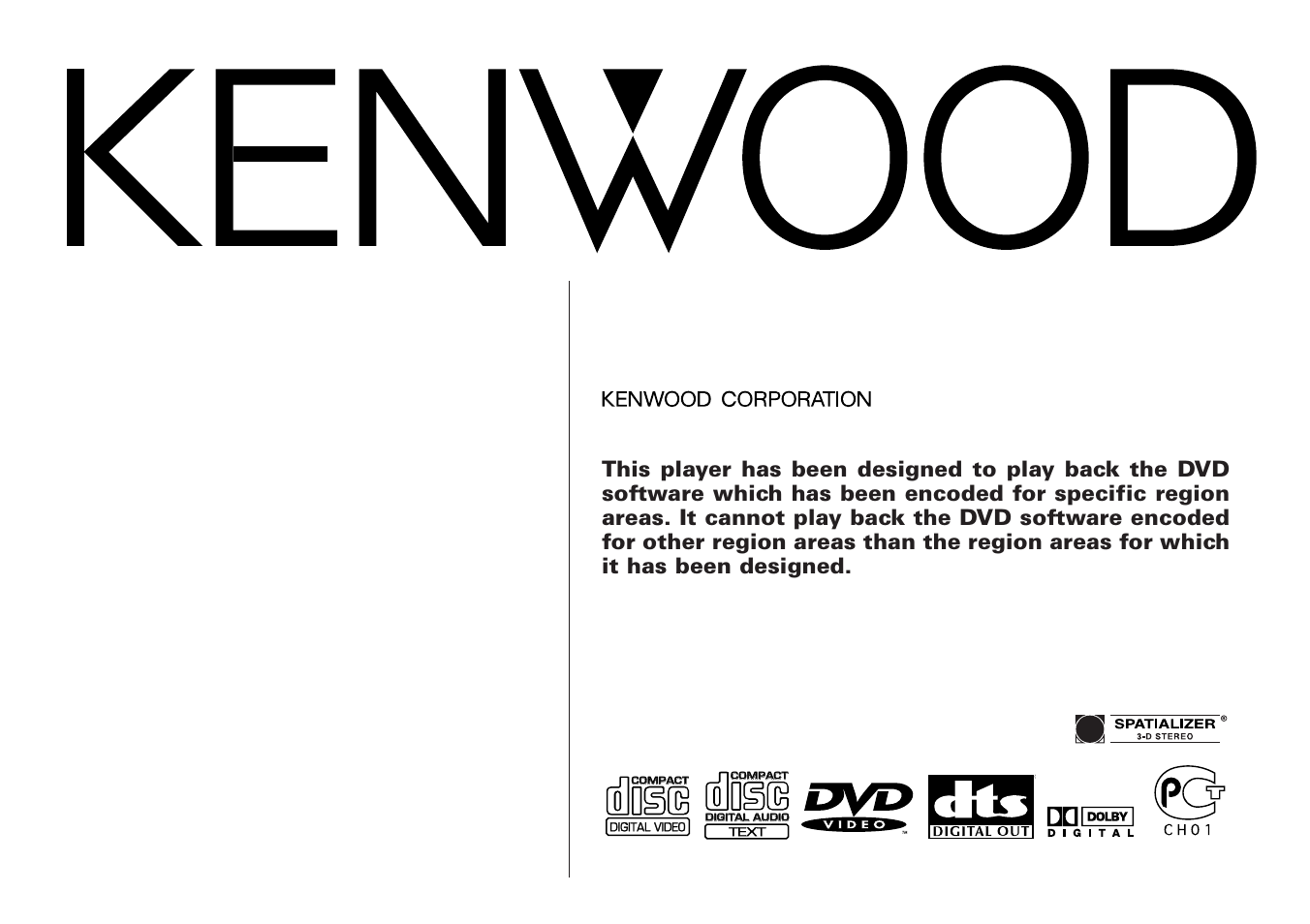 Kenwood Z920DVD User Manual | 76 pages