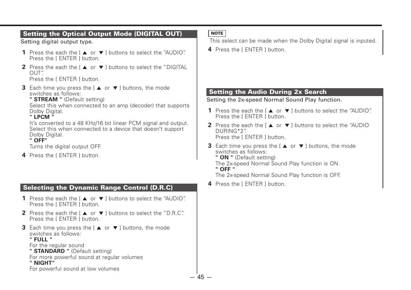 Kenwood Z920DVD User Manual | Page 45 / 76