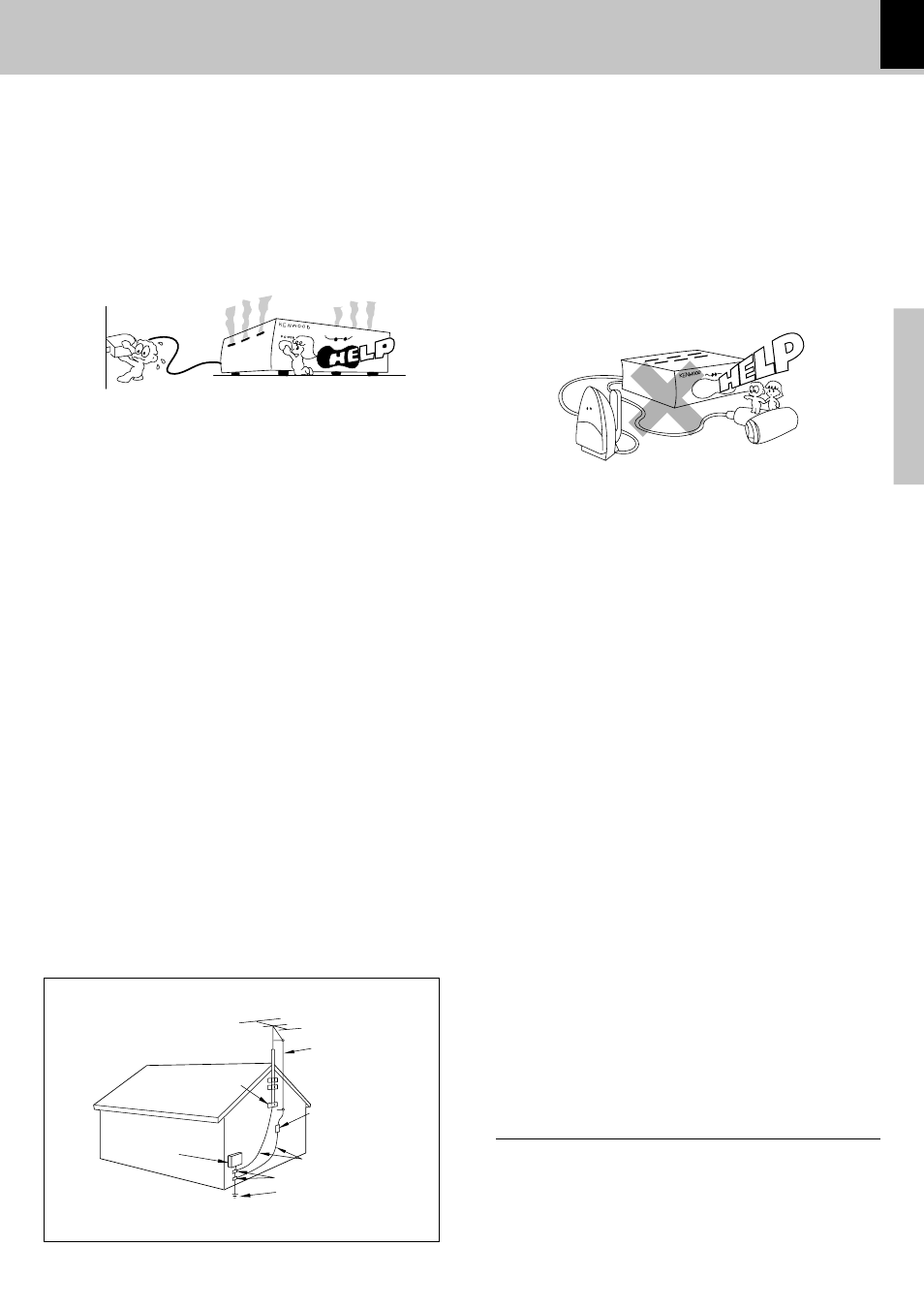 Preparations, Power off! important safeguards | Kenwood DVF-3050 User Manual | Page 5 / 40