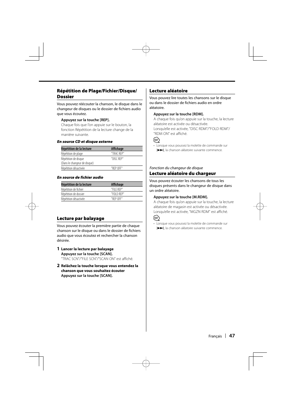 Kenwood KDC-MP3035 User Manual | Page 47 / 96