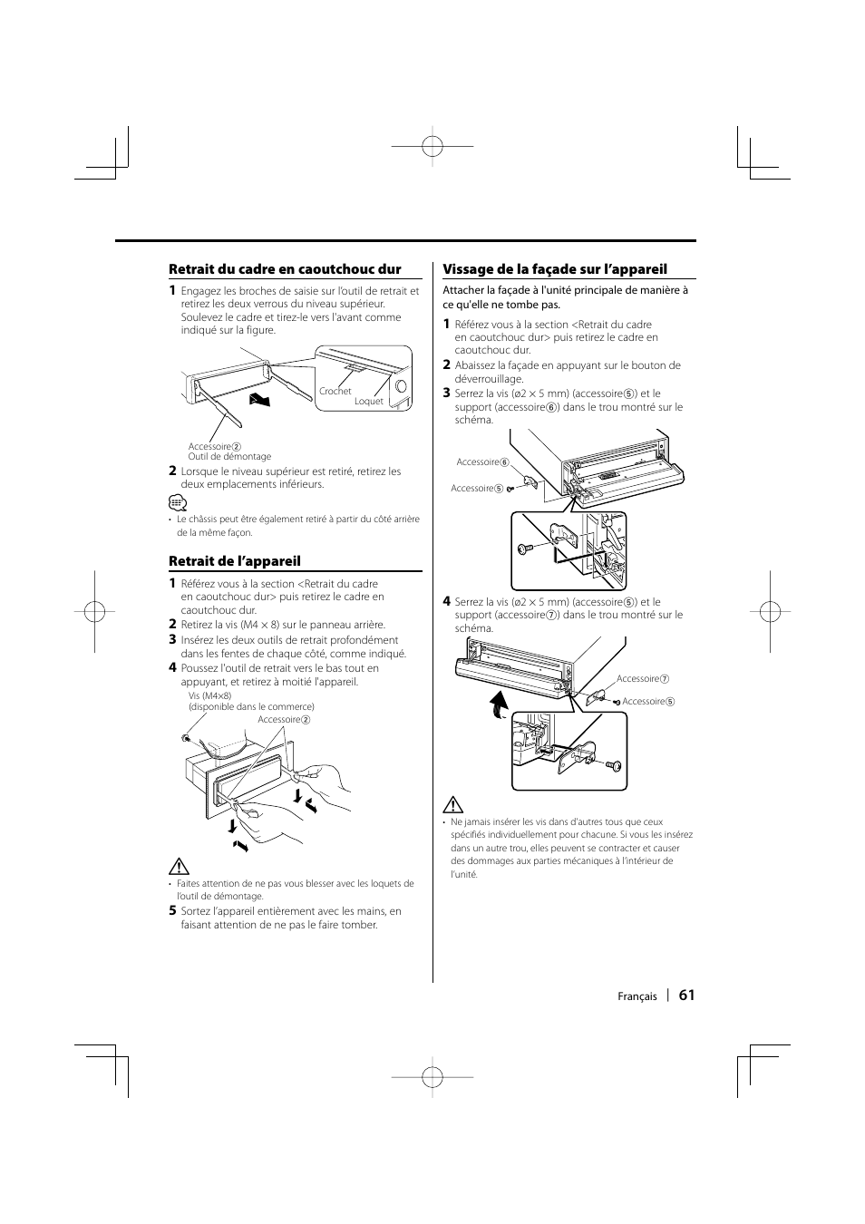 Kenwood KDC-MP3035 User Manual | Page 61 / 96