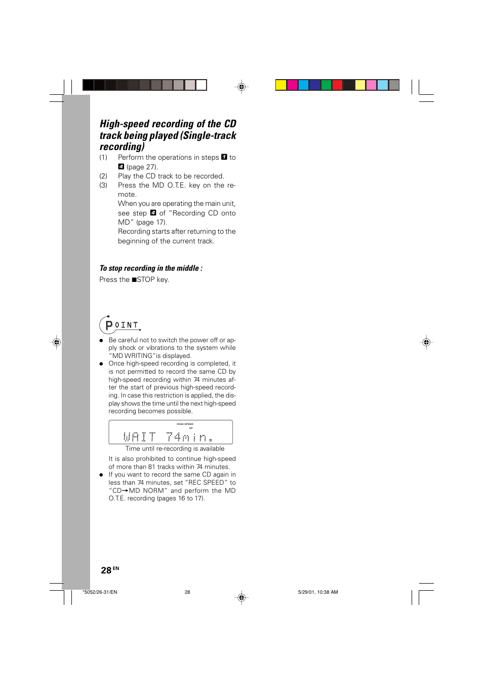 Kenwood MDX-G2 User Manual | Page 28 / 60