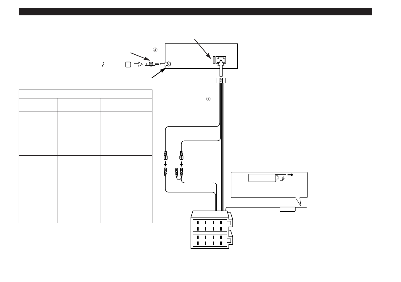 Connecting cables to terminals, Connector function guide | Kenwood KRC-152LG User Manual | Page 13 / 17