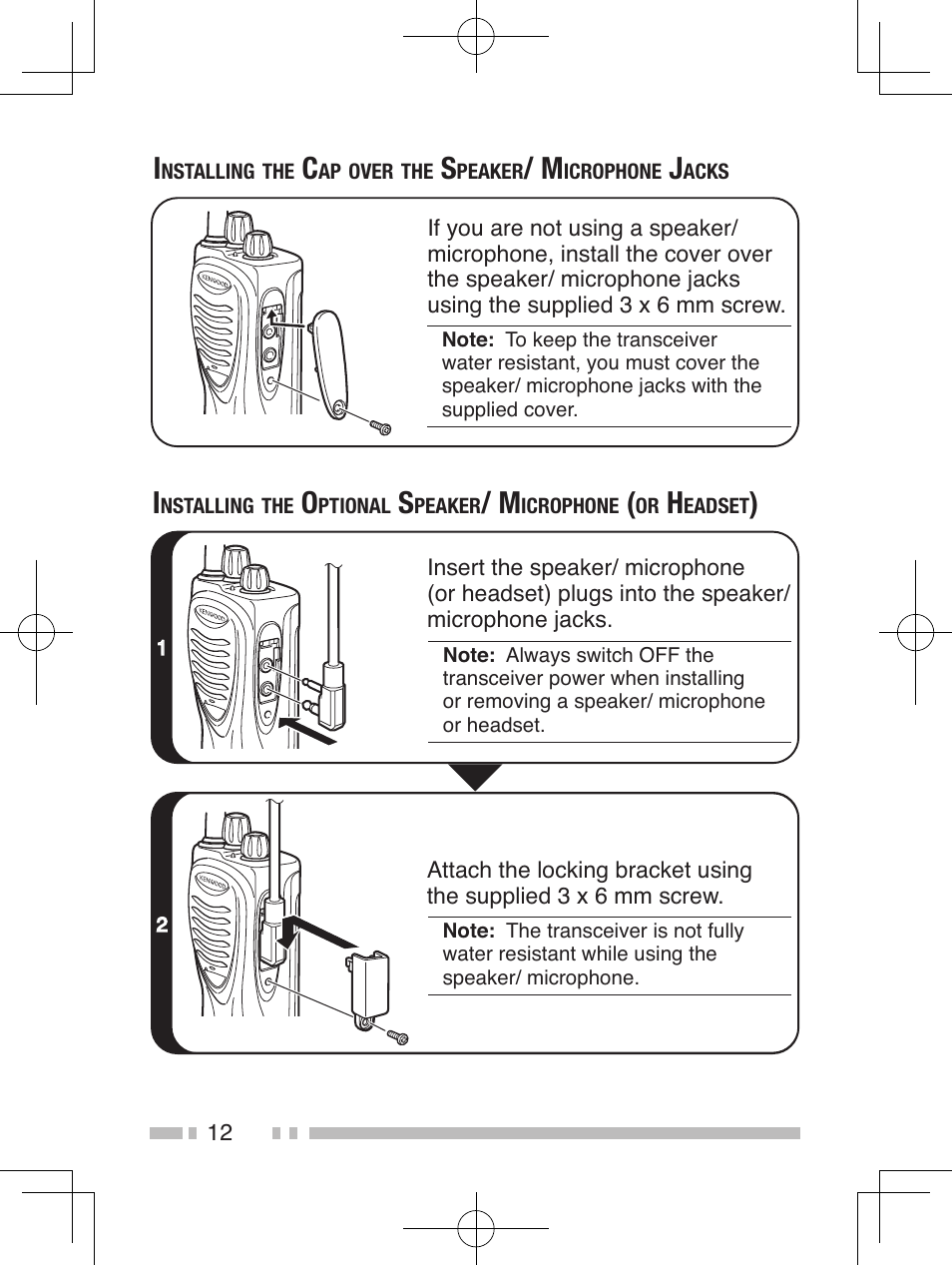 Kenwood TK-2200L User Manual | Page 20 / 47