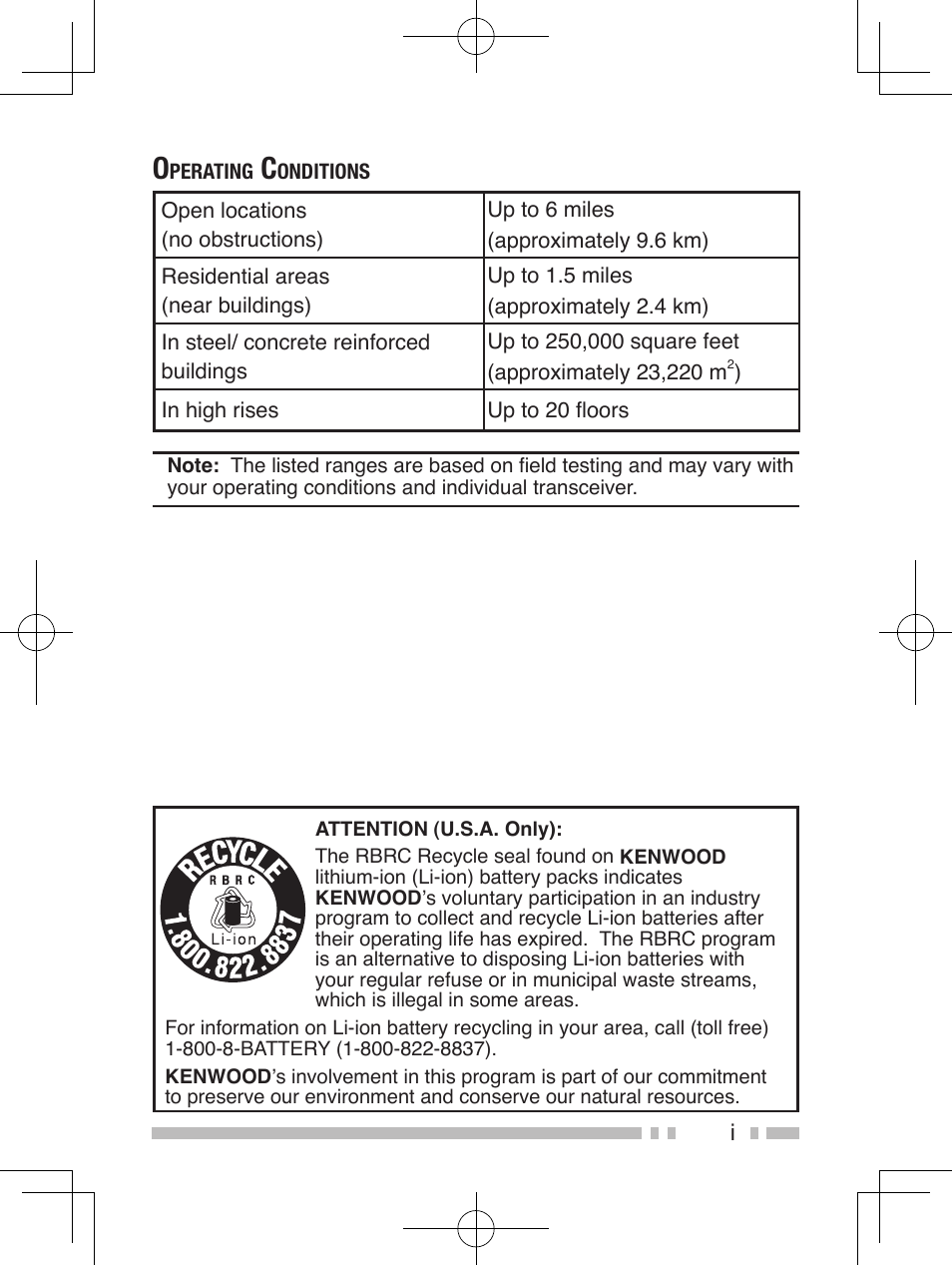 Kenwood TK-2200L User Manual | Page 3 / 47