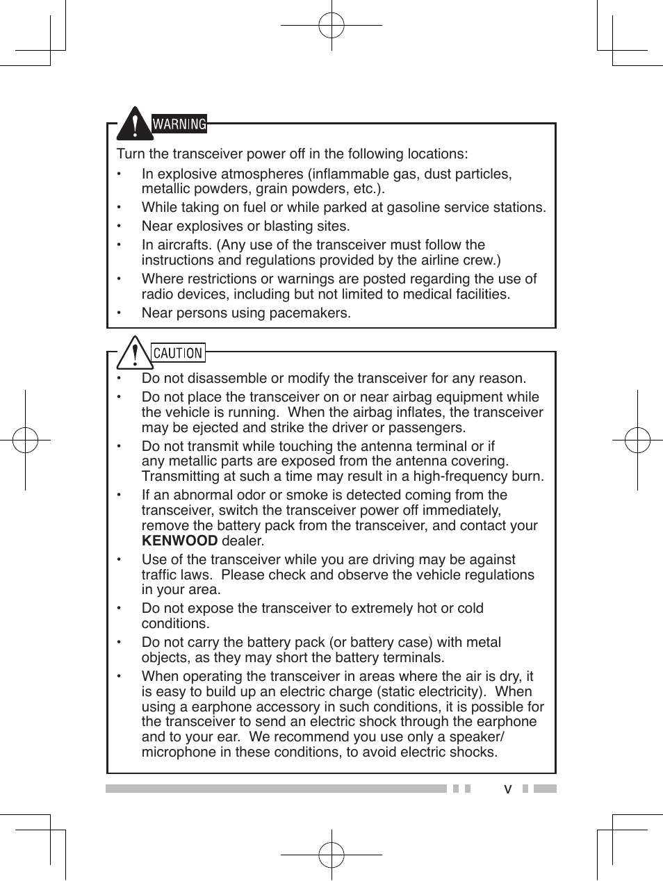 Kenwood TK-2200L User Manual | Page 7 / 47