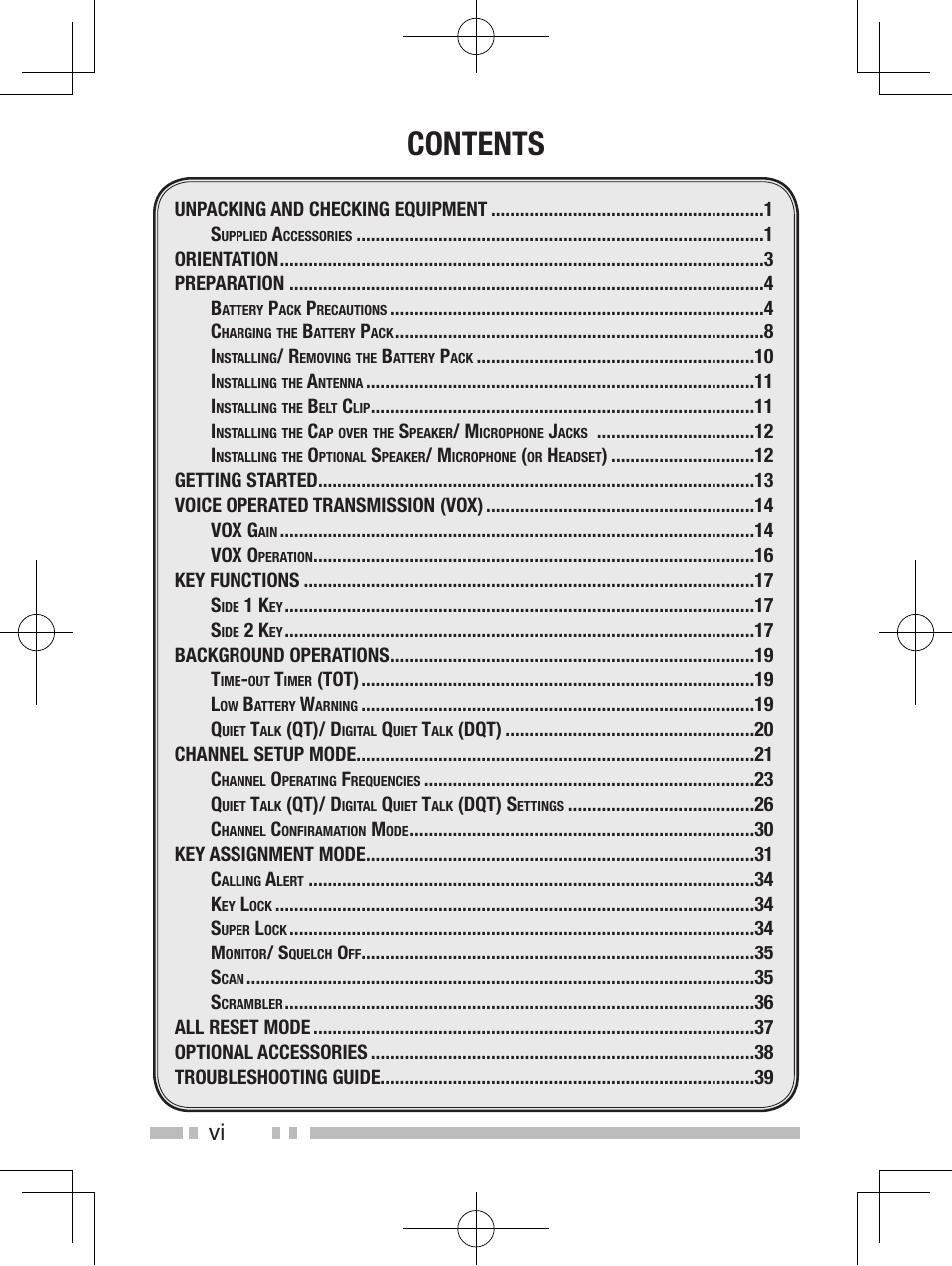 Kenwood TK-2200L User Manual | Page 8 / 47