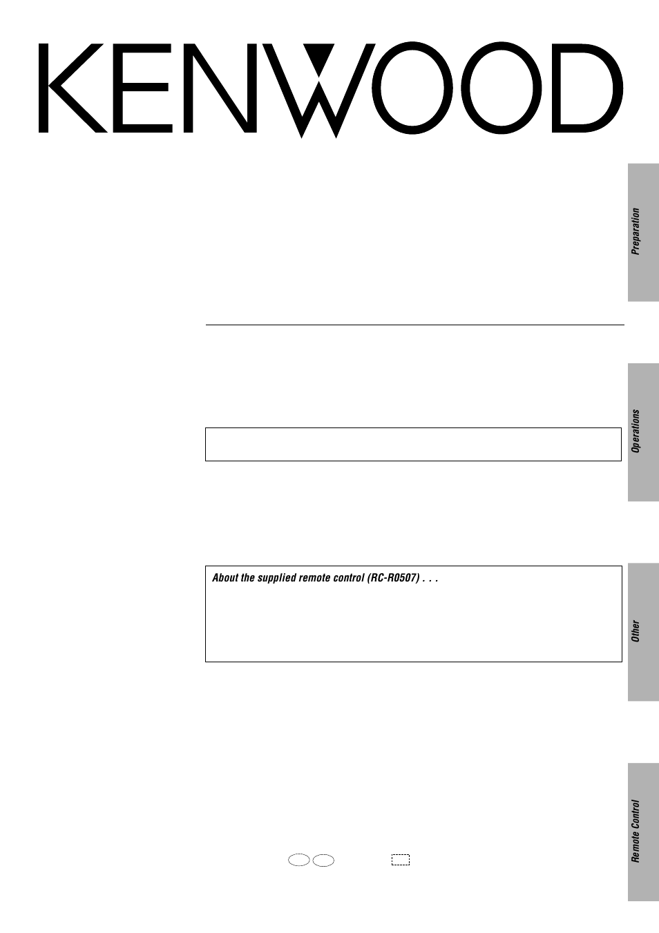 Kenwood KRF-V7010 User Manual | 28 pages