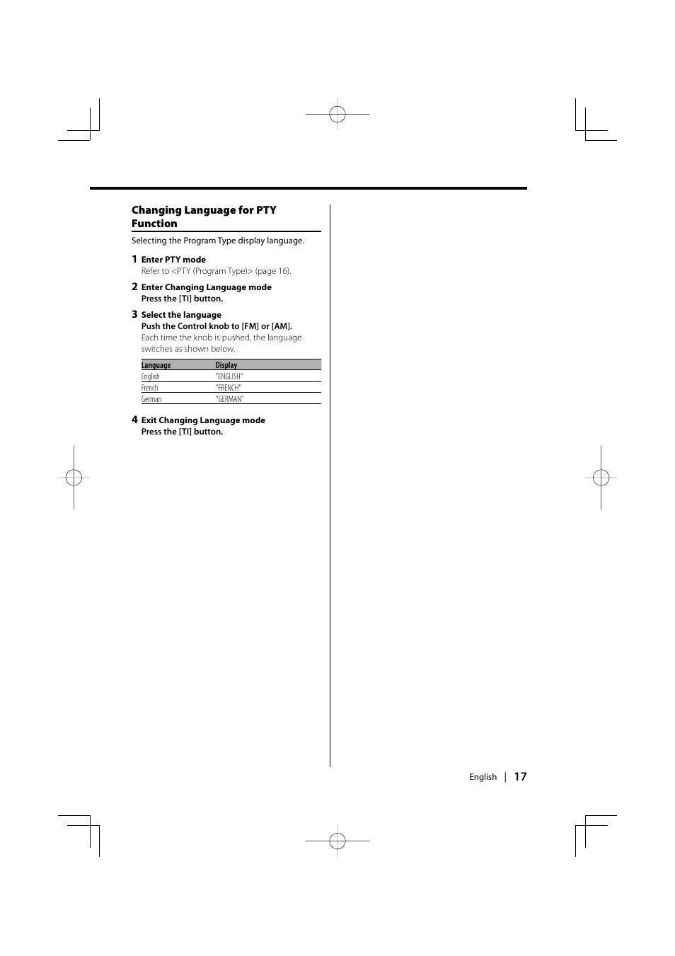 Kenwood KDC-MP4029G User Manual | Page 17 / 40