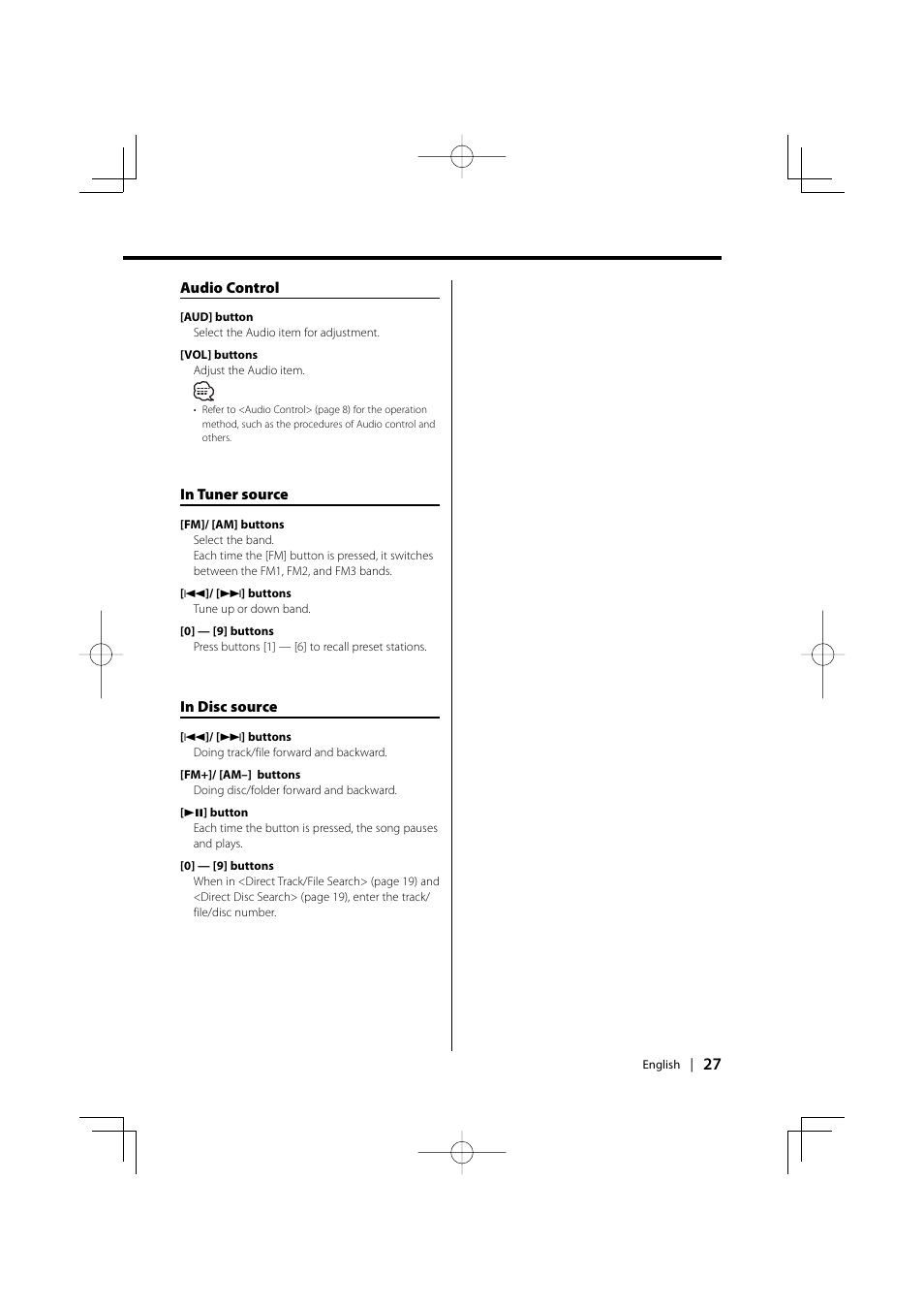 Kenwood KDC-MP4029G User Manual | Page 27 / 40