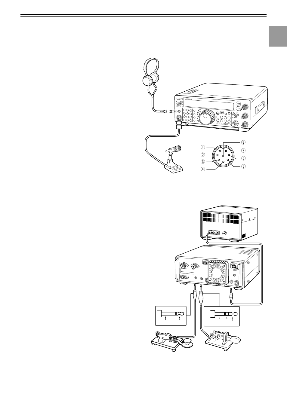 Accessory connections | Kenwood TS-570D User Manual | Page 9 / 89