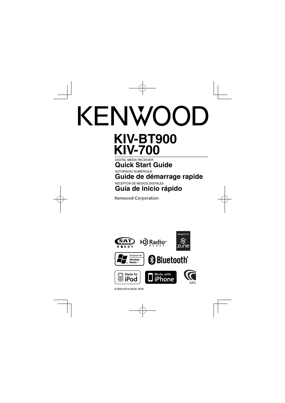 Kenwood KIV-BT900 User Manual | 48 pages