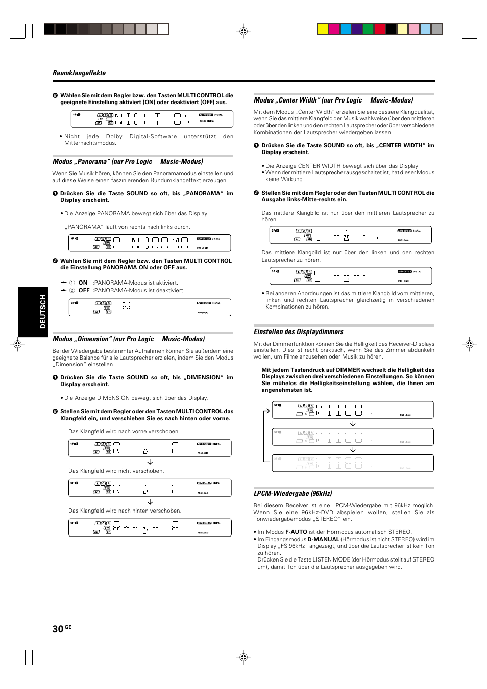 Kenwood KRF-V5570D User Manual | Page 102 / 180