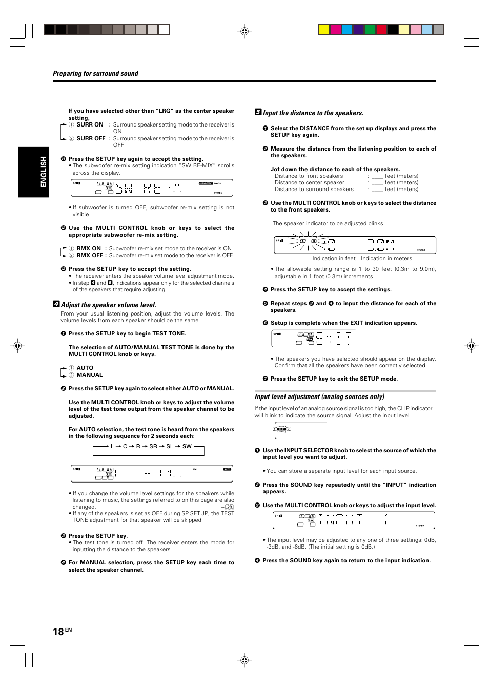 Kenwood KRF-V5570D User Manual | Page 18 / 180