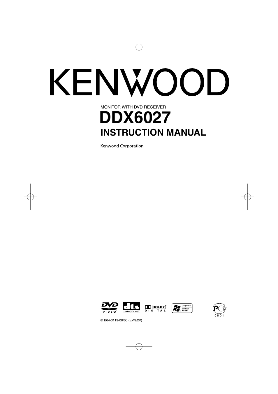 Kenwood DDX6027 User Manual | 84 pages