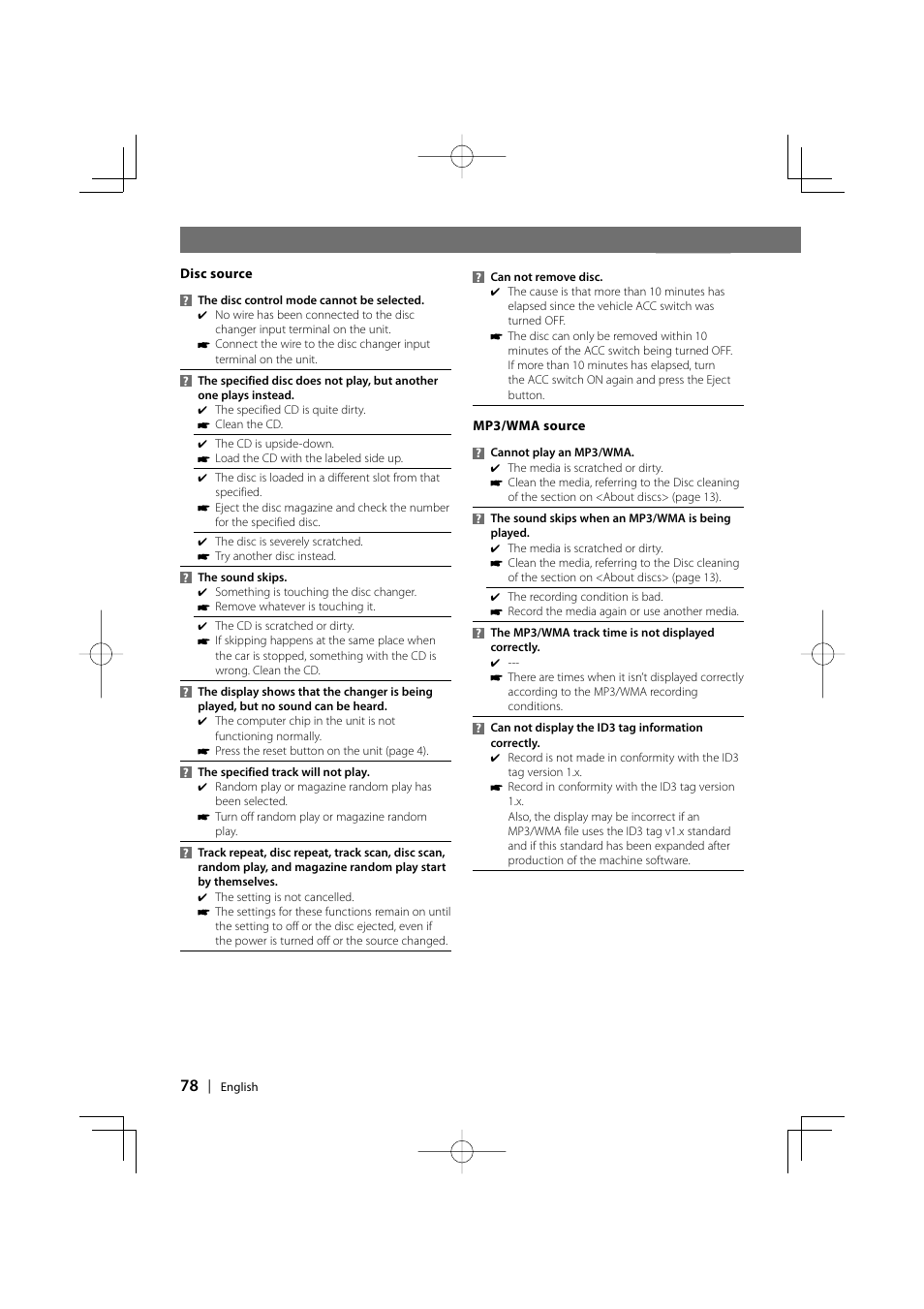 Before use | Kenwood DDX6027 User Manual | Page 78 / 84