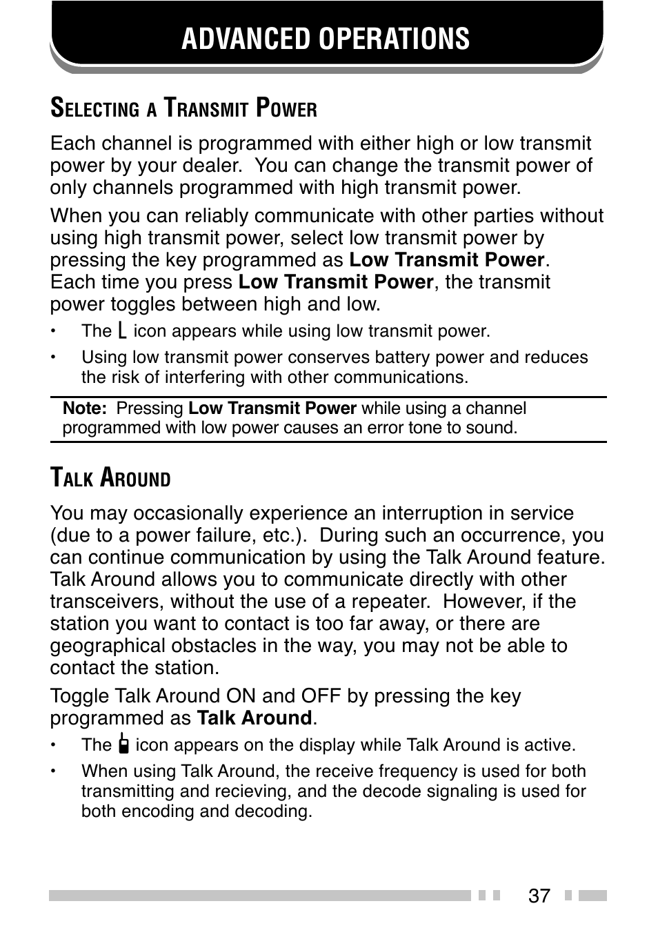 Advanced operations | Kenwood TK-3173 User Manual | Page 46 / 51