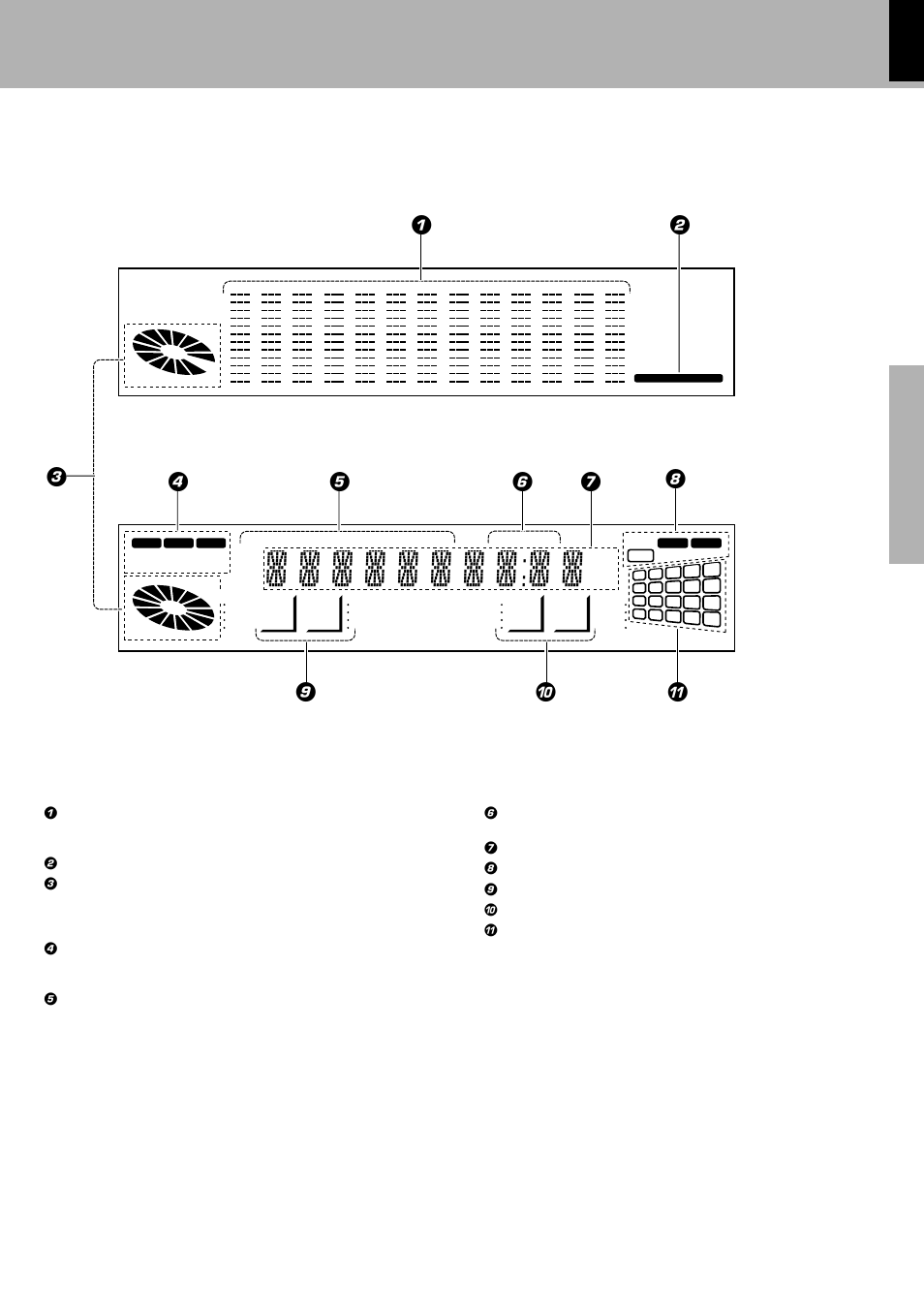 Display (c-h6), Display, C-h6) | Kenwood XD-6550 User Manual | Page 11 / 76