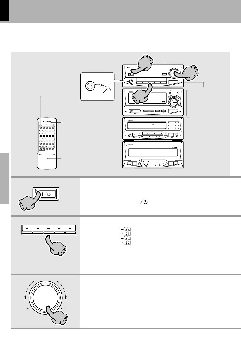 Let's put out some sound, Basic use method, Source direct pty search | Rds display ta/news /info, Auto m, Source direct, Down up, Dubbing, Digital audio, Digital audio compact | Kenwood XD-6550 User Manual | Page 20 / 76